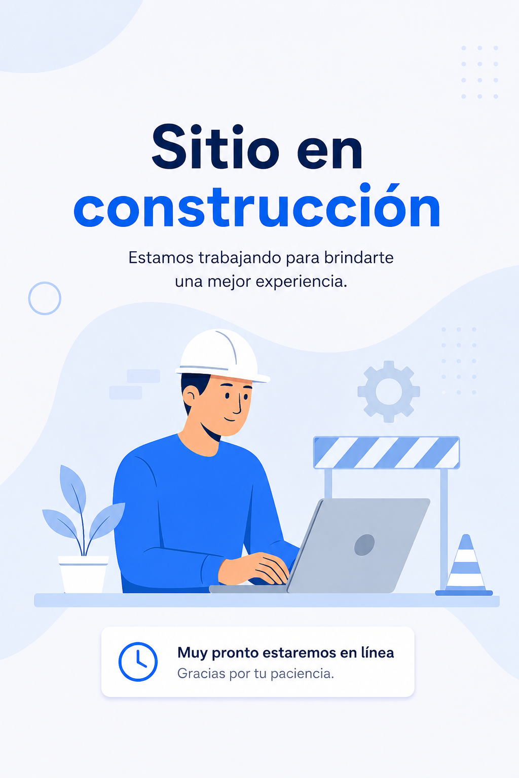 Imagen de sitio en construcción
